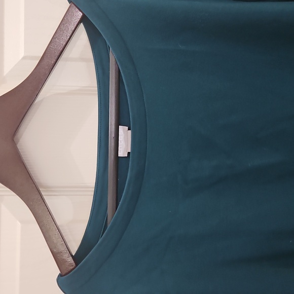 Chicos Dark Green Boat Neck Tunic Style Sweater Sz  3 (XL) - Picture 2 of 8